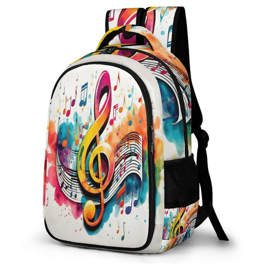 MUSIC GRAFFITI Multi-Pocket Backpack
