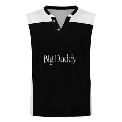 Henley Neck Vest-BIG DADDY*****S-5XL