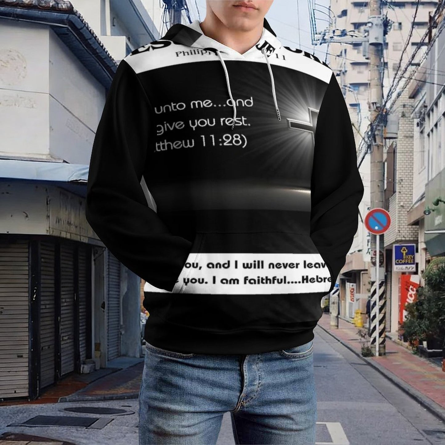 230gsm Printed Hoodie for Men (All-Over Printing)
