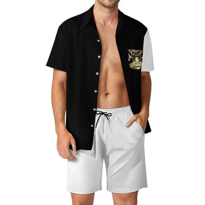 Hawaiian Print Suits for Men (All-Over Printing)