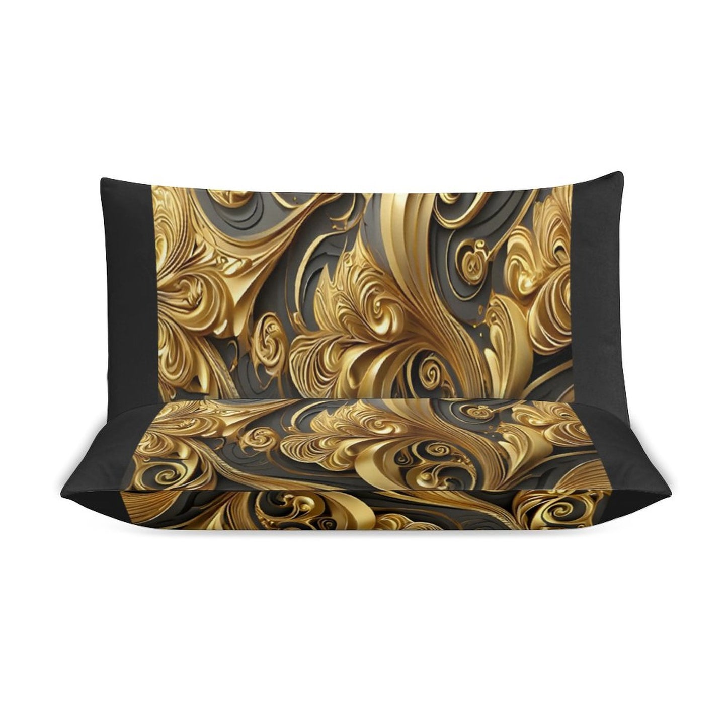 3-Piece Bedding Set-86"×70"/ 218×177cm (Dual-sidede Printing)