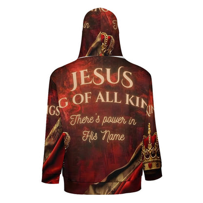 230gsm Custom Zip up Hoodie(All-Over Printing)