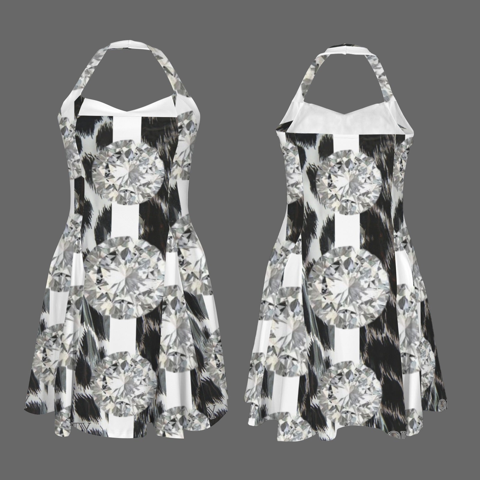 Copy of FINAL1LARGE DIAMOND BLACK LEOPARD