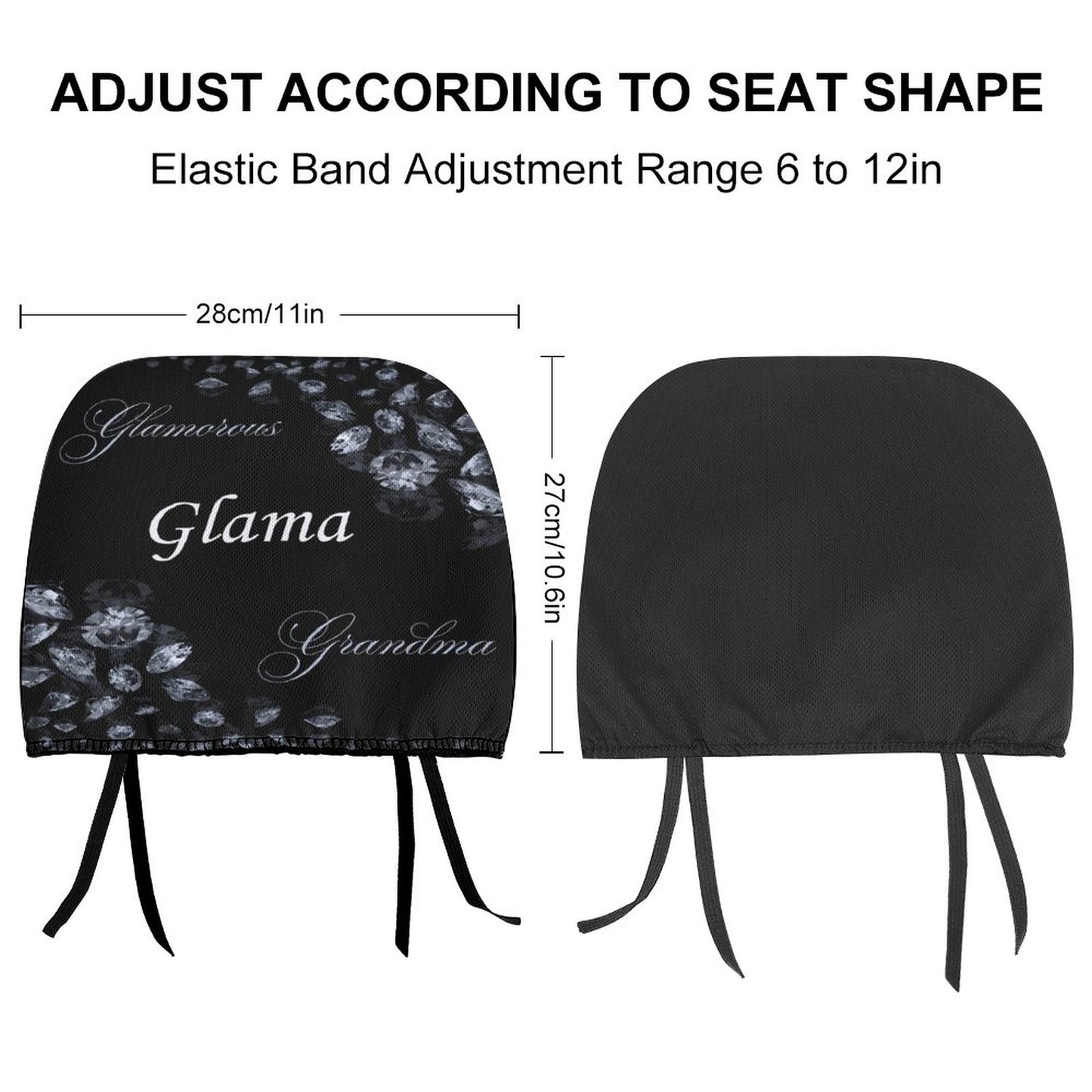 Custom Car Headrest Covers