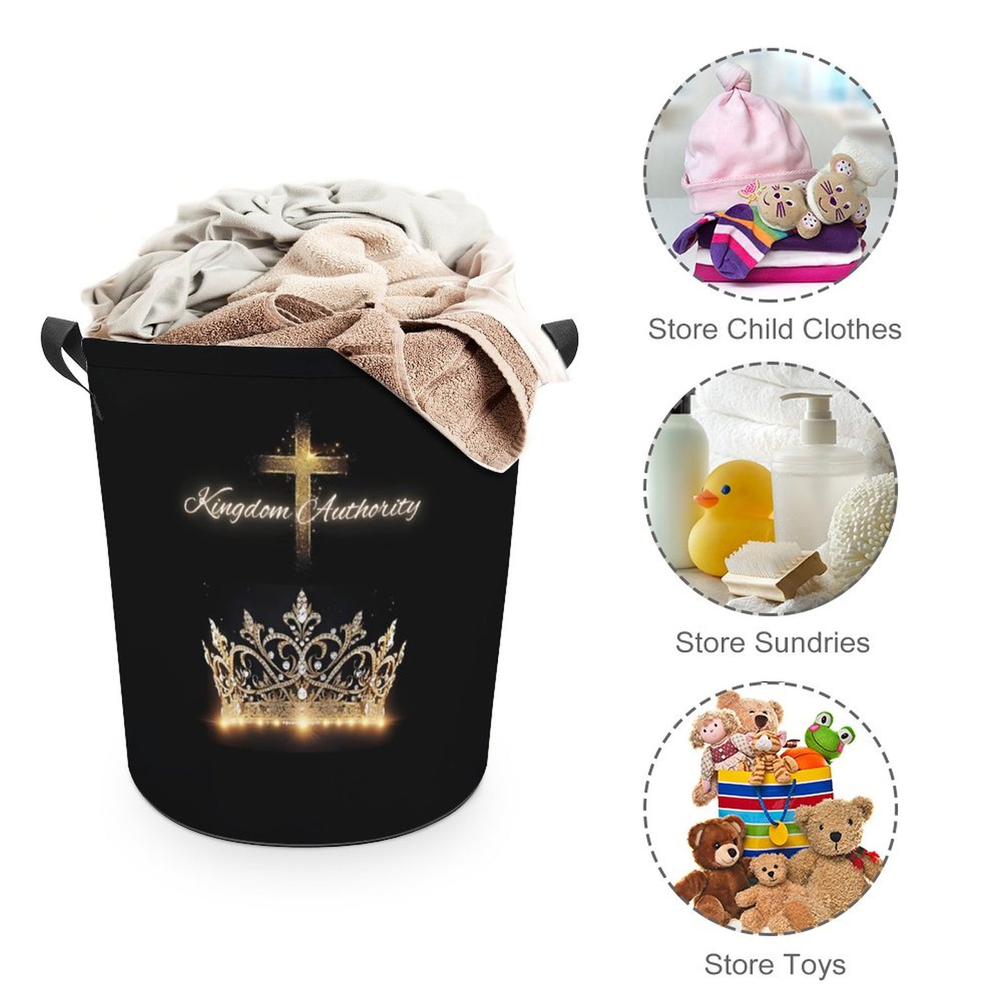 Oxford Collapsible Laundry Basket