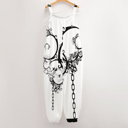 Spaghetti Strap Jumpsuit RP (All-Over Printing)