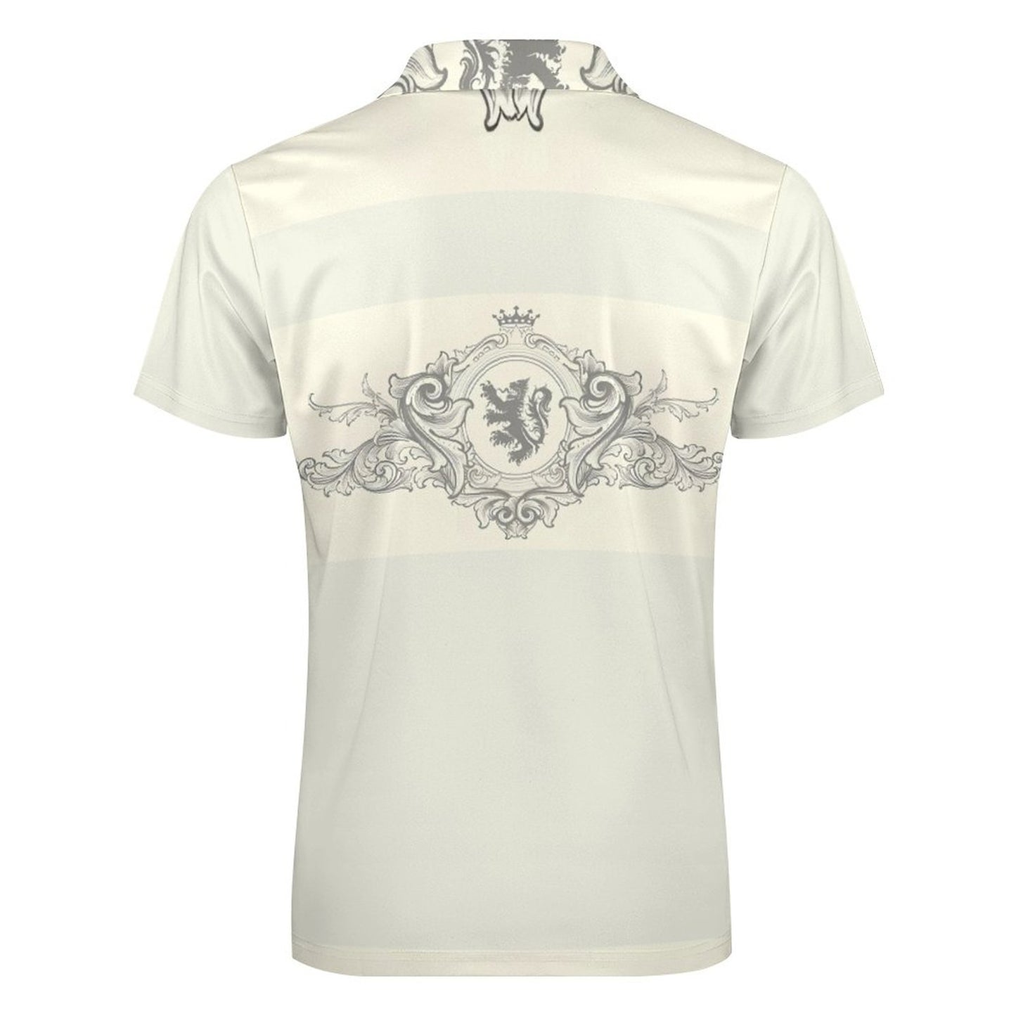 Men's Short Sleeve POLO Shirt with Zipper B470 (All-Over Printing)