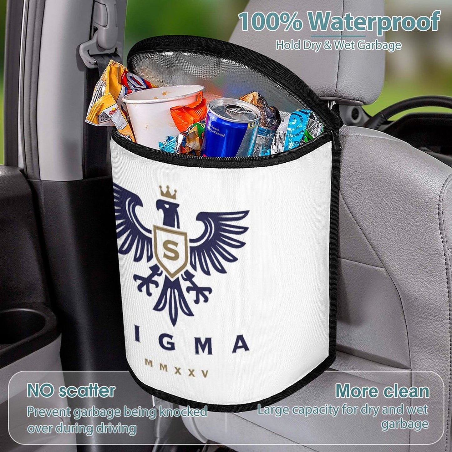 Collapsible Car Trash Bin