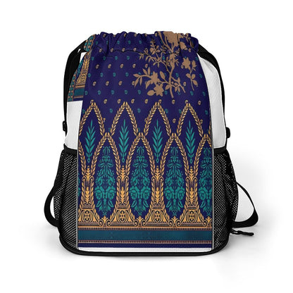 Waffle Cloth Sprots Drawstring Bag (Multi-Sites)