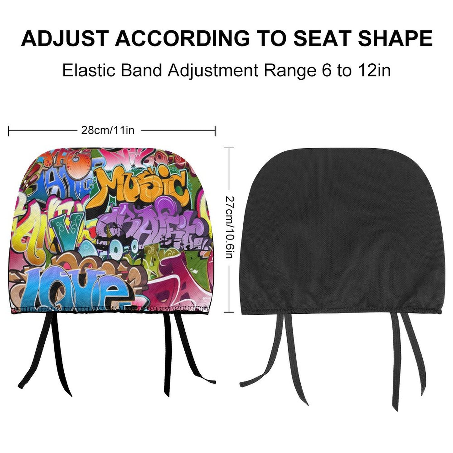 Custom Car Headrest Covers