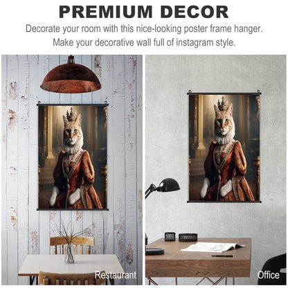 Canvas Hanging Poster with Scrolls-16"x24"/ 40x60cm-CAT QUEEN