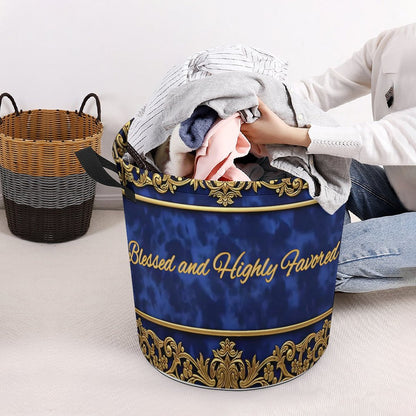 Oxford Collapsible Laundry Basket