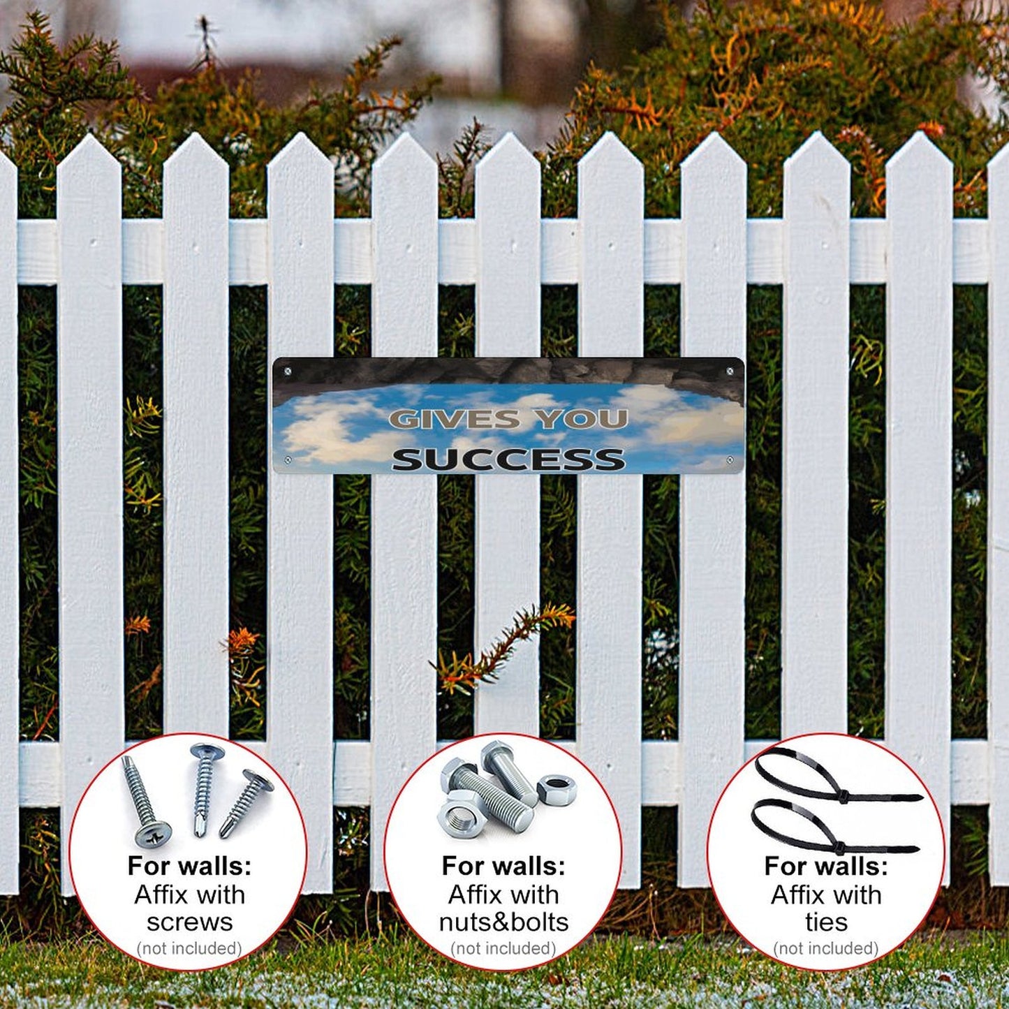 Slim Metal Tin Sign