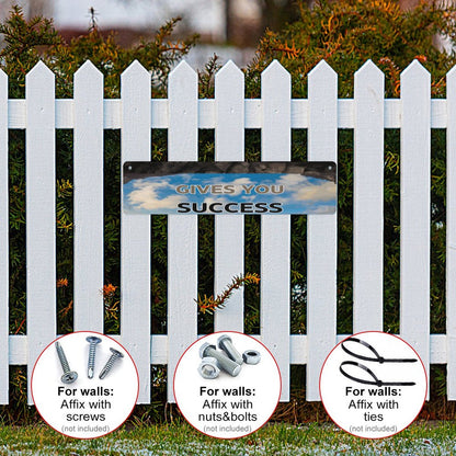 Slim Metal Tin Sign