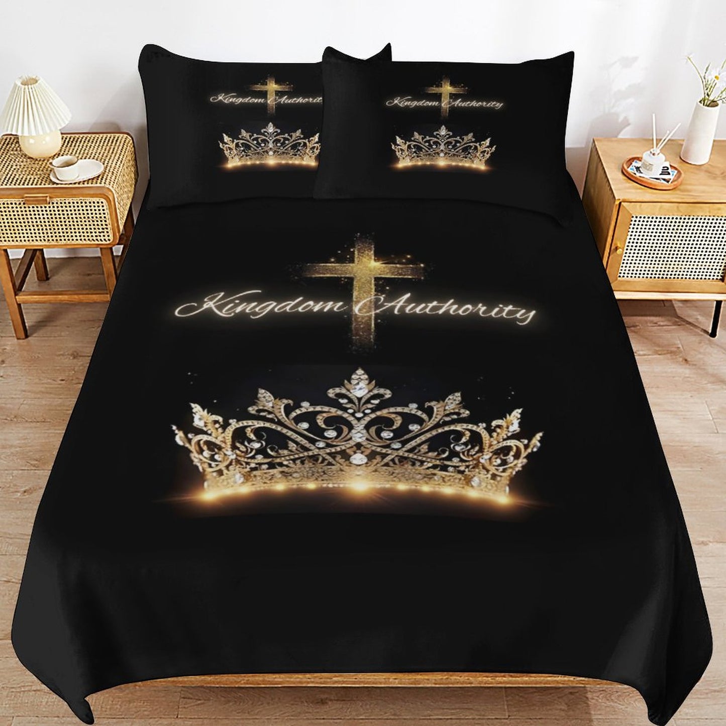 3-Piece Bedding Set-102"x90"/ 259x229cm (Dual-sided Printing)