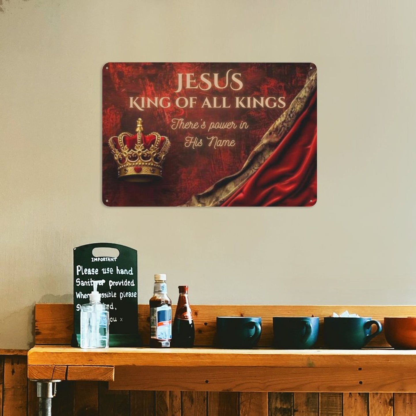 Horizontal Vintage Metal Sign-7.9"x11.8"/ 20x30cm