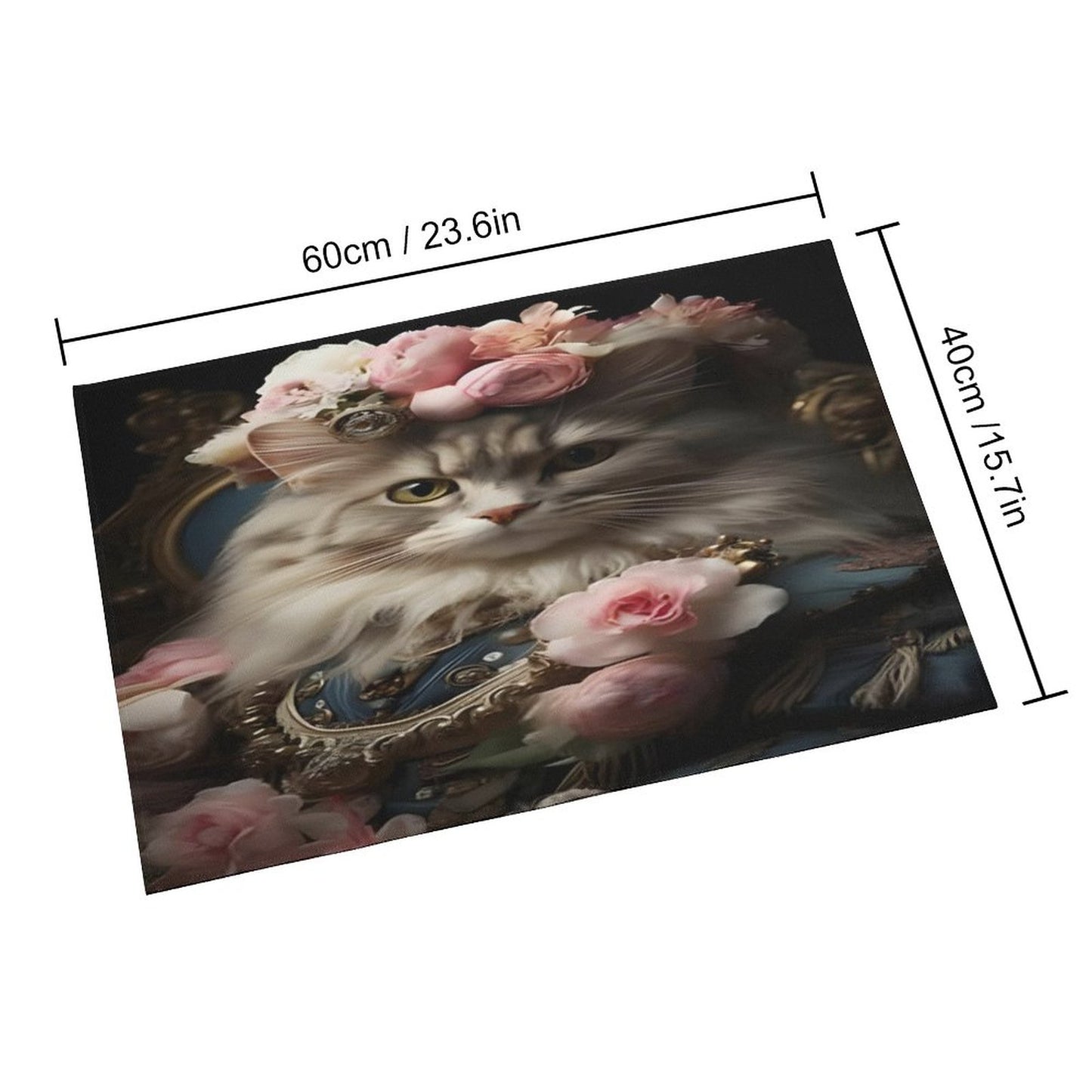 Crystal Velvet Bedroom Floor Mat