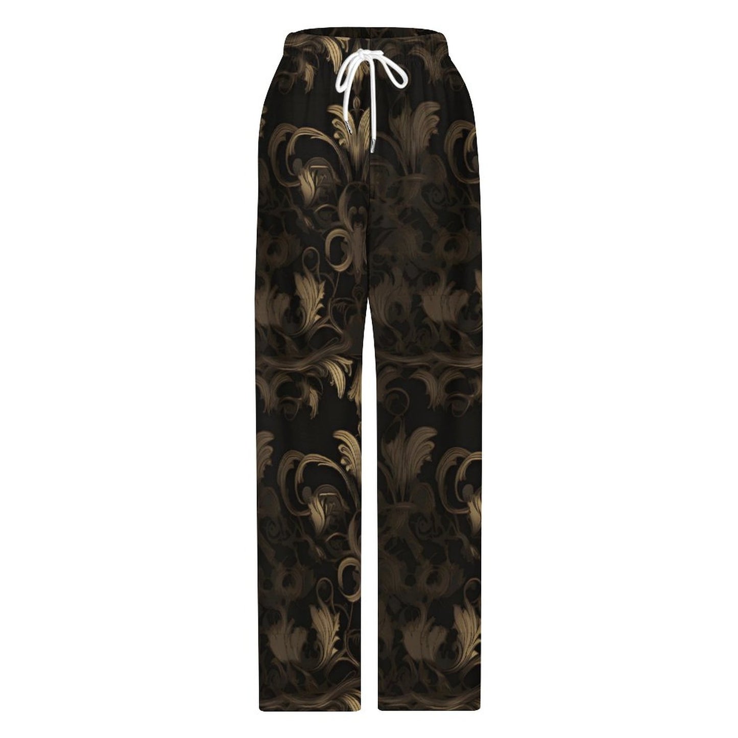 BLACK & GOLD ACCENT Men's Home Pajamas Pants-SMALL-5XL