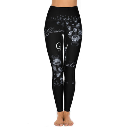 Custom Printed Yoga Pants with 2 Pockets CE003 (All-Over Printing)