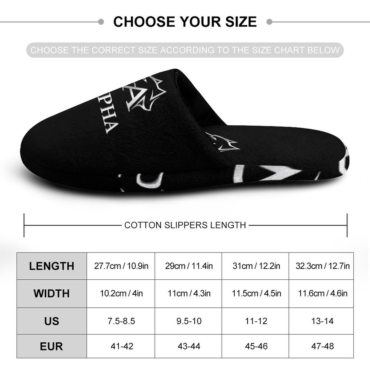 Flannel Men's Cotton Slippers