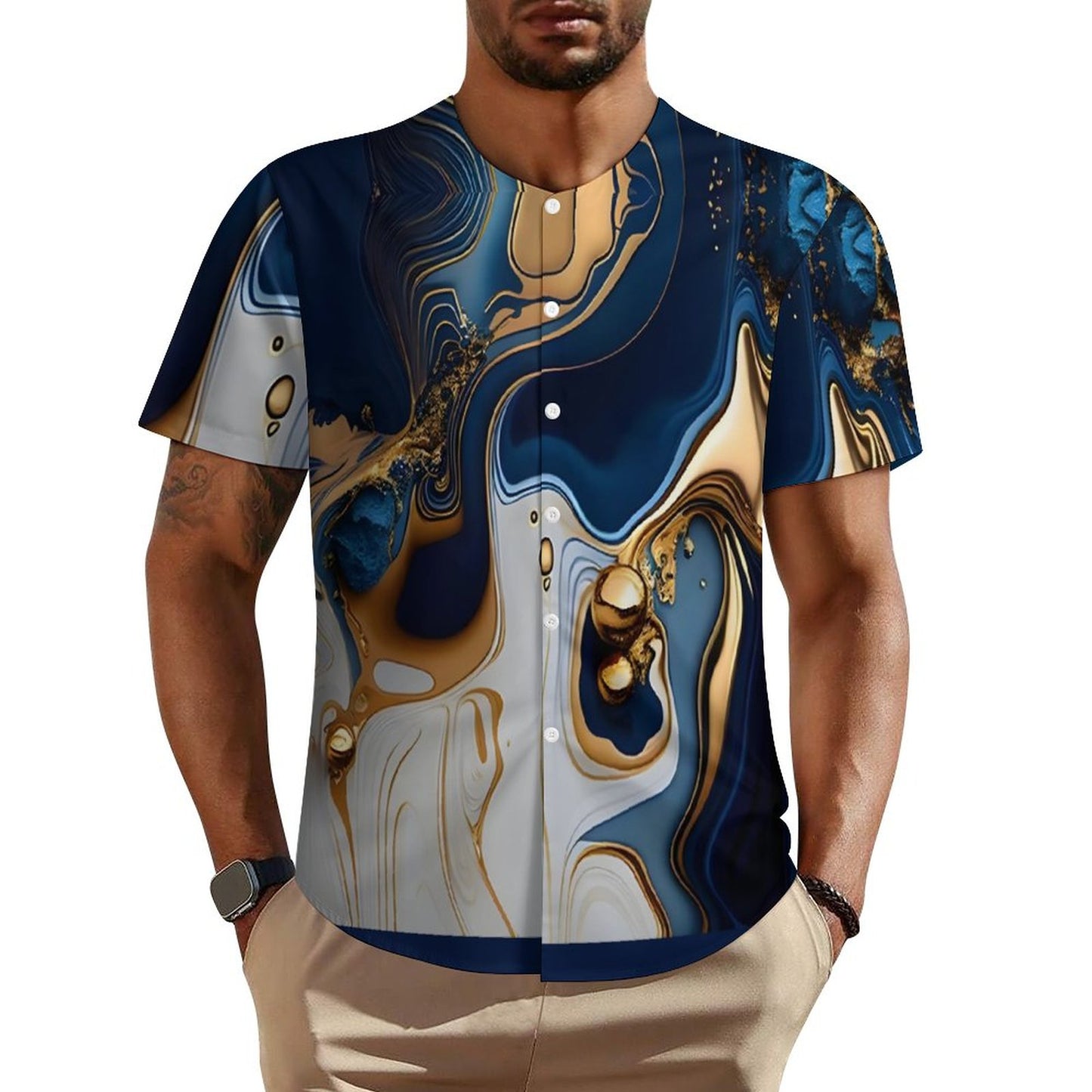 Collarless Shirt LM018 (All-Over Printing)