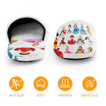Flannel Children's Cotton Slippers (All-Over Printing)
