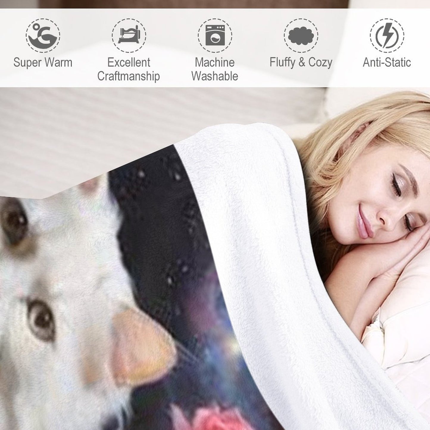 280gsm Flannel Blanket-50"x60" (Dual-sided Printing)