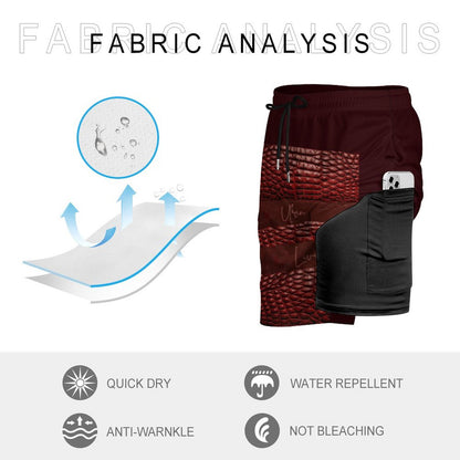 Men's Beach Shorts with 4 Pockets