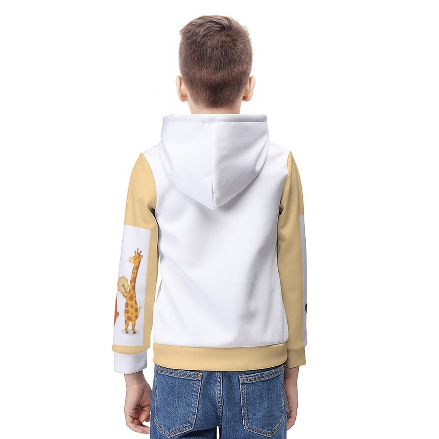 160gsm Children's Lightweight Pullover Hoodie A38H (All-Over Printing)