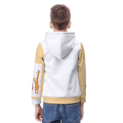 160gsm Children's Lightweight Pullover Hoodie A38H (All-Over Printing)