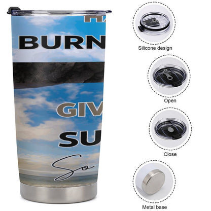 Car Travel Coffee Mug with Lid (All-Over Printing)