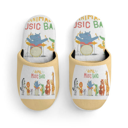 Flannel Children's Cotton Slippers (All-Over Printing)