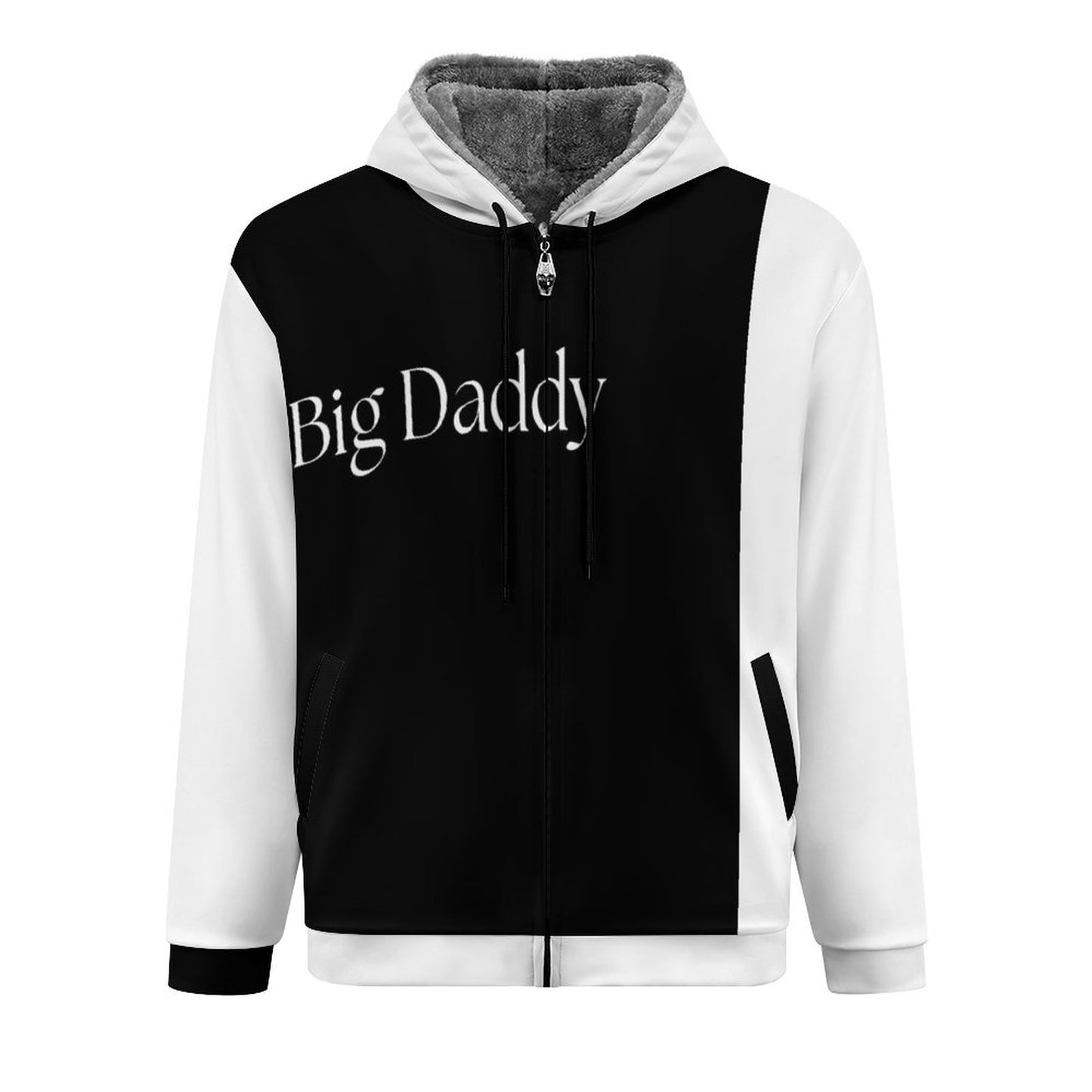 230gsm Full Zip up Hoodie with Plush Lining WZIP (All-Over Printing)