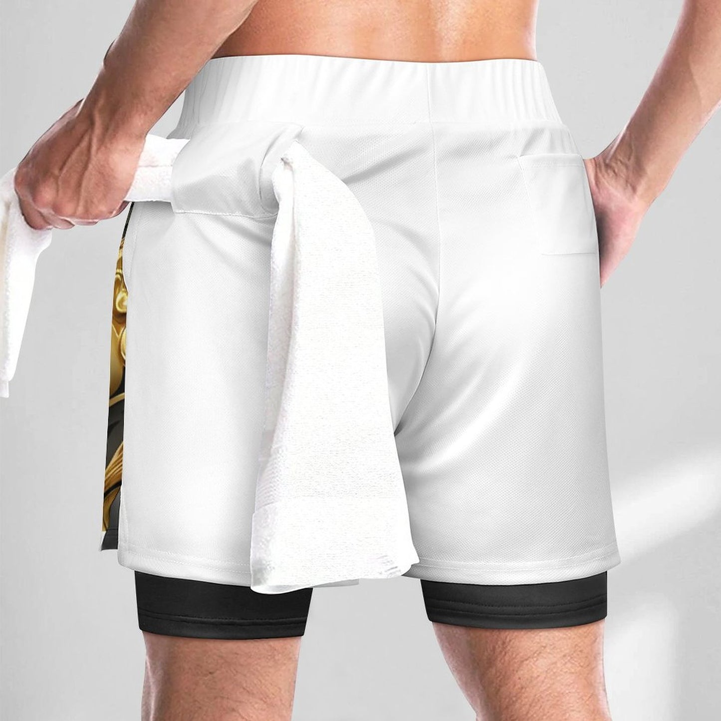 Men Beach Shorts with 4 Pockets