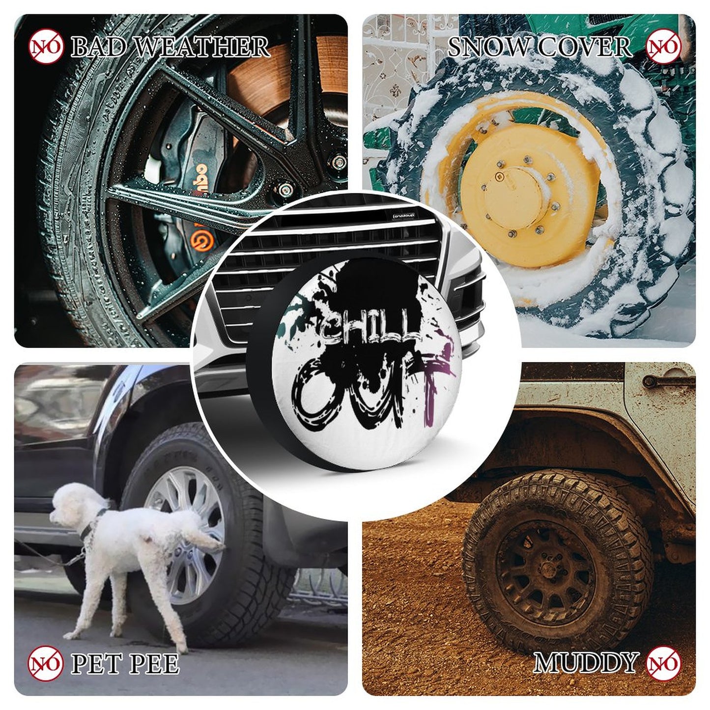Oxford Cloth Tire Cover