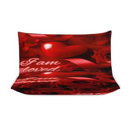 3-Piece Bedding Set-90"x90"/ 229x229cm (Dual-sided Printing)