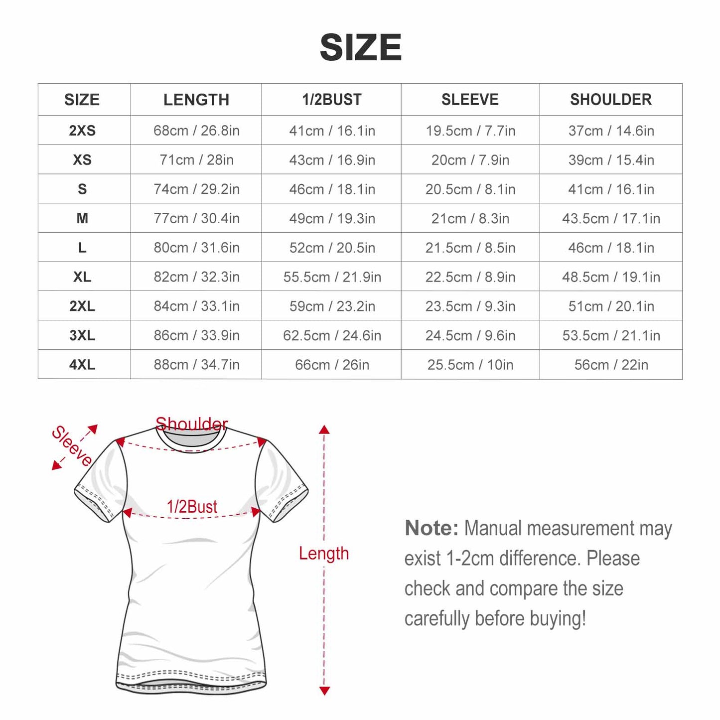 DTG 190gsm Cotton Summer Short Sleeve T-Shirts for Women(All-Over Printing)