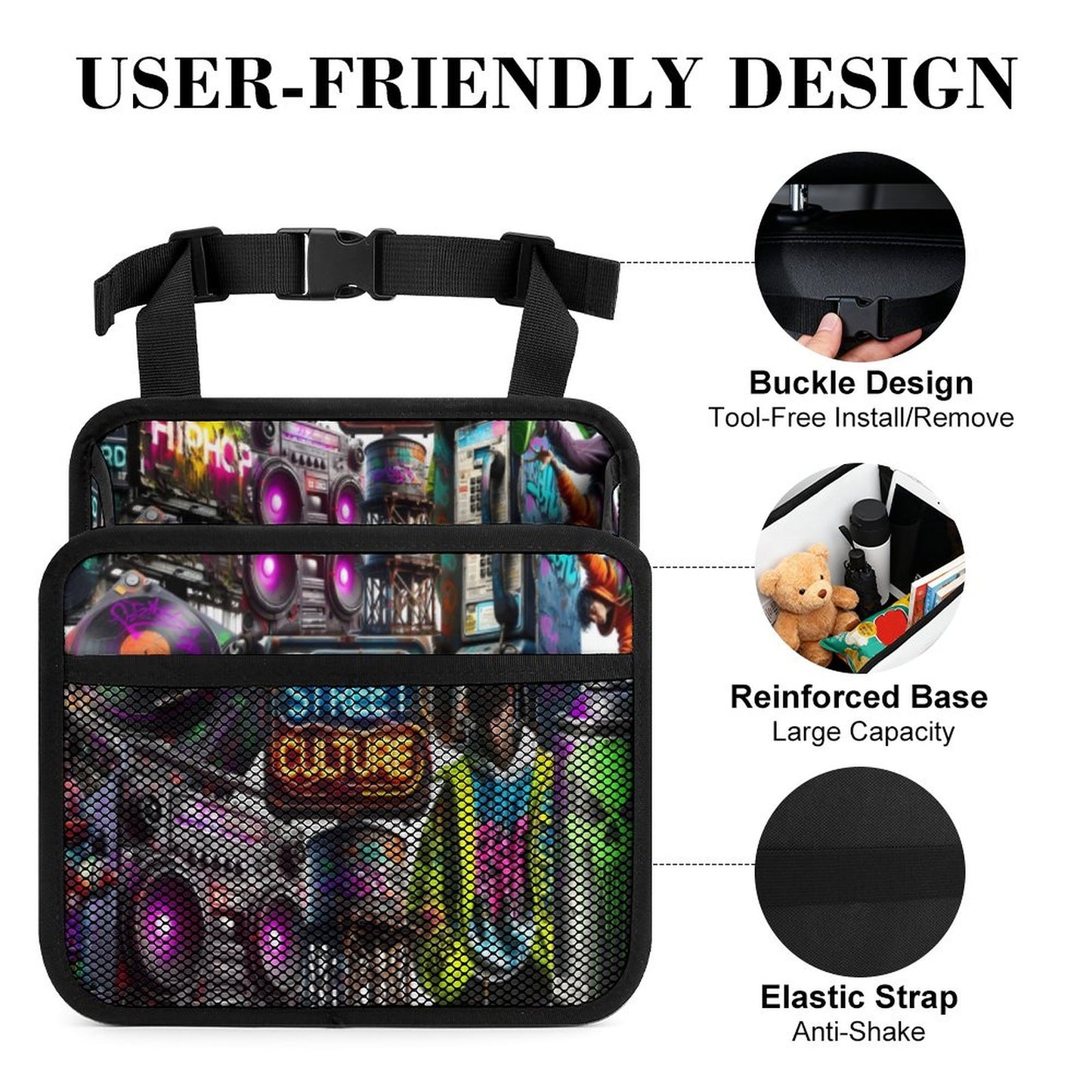 Car Seat Storage Bag(All-Over Printing)