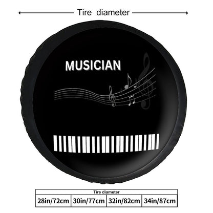 Leather Tire Cover-MUSICIAN