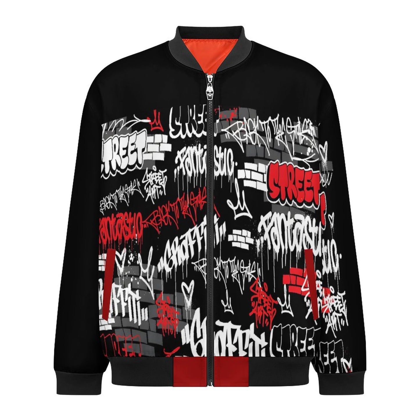 180gsm Zipper Bomber Jacket BMJ (All-Over Printing)