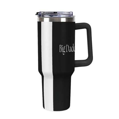 40oz Insulated Tumbler with Handle and Straw