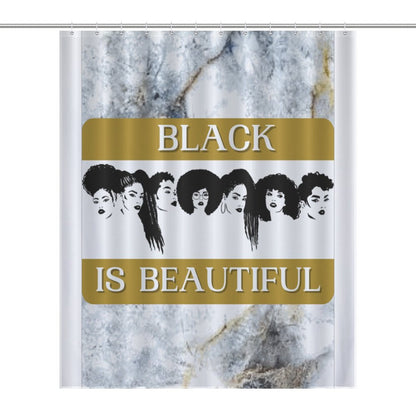 Flower Shower Curtain-66x72Inch (168x183cm)