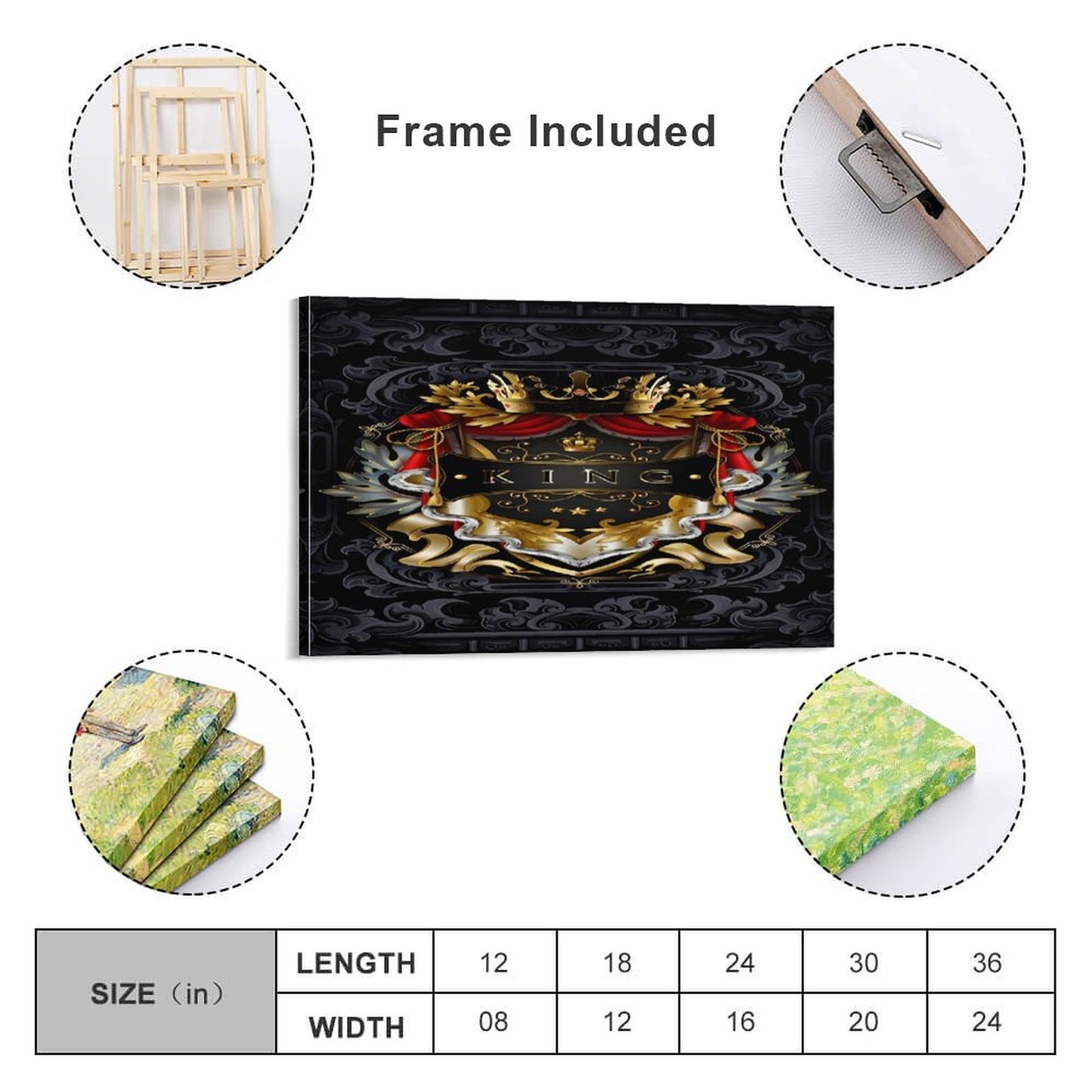 Hanging Poster (Horizontal 3:2)-12x18 inch/ 8x12 inch