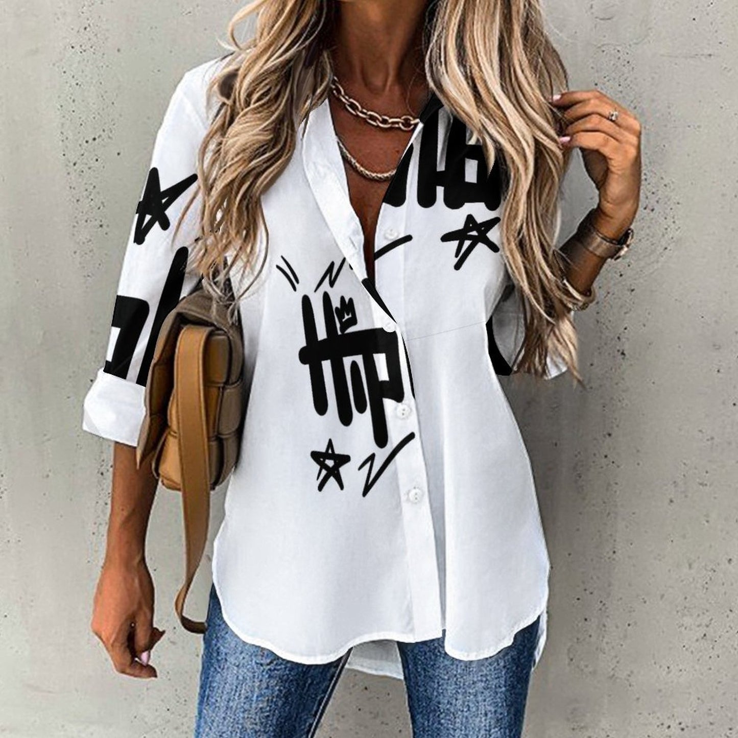 Custom Printed Women's shirts AY008 (All-Over Printing)