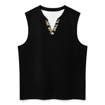200gsm Henley Neck Vest(All-Over Printing)