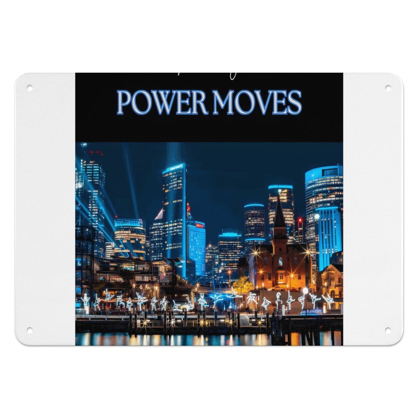 Horizontal Personalized Metal Wall Art Tin Sign-5.5"x7.9"/14x20cm