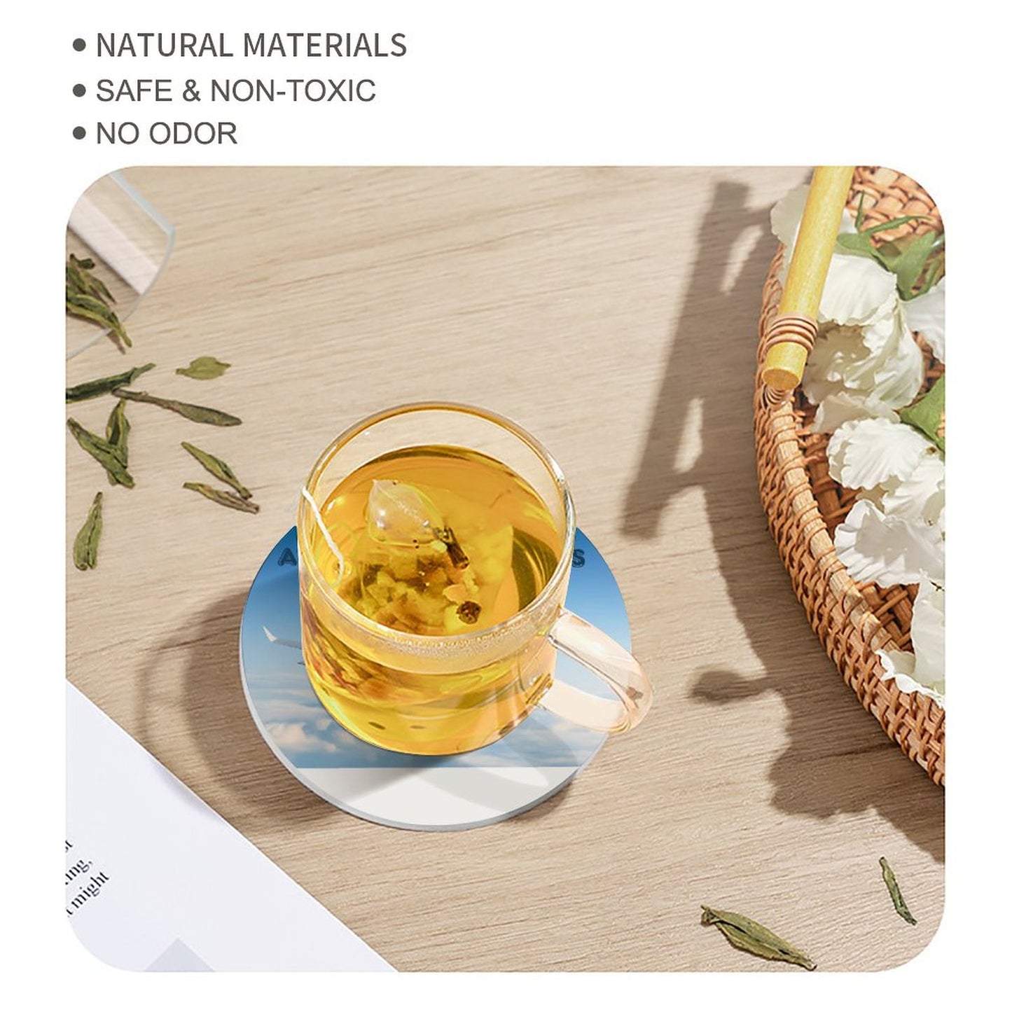 Round Ceramic Coaster