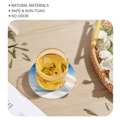 Round Ceramic Coaster