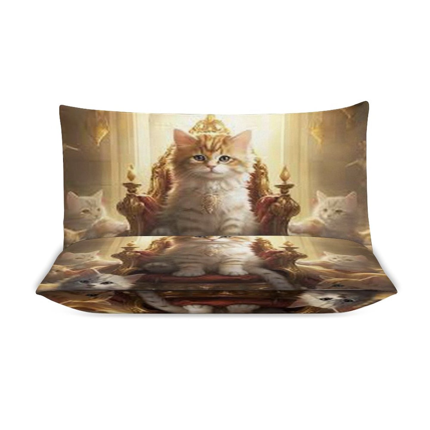 3-Piece Bedding Set-102"x90"/ 259x229cm (Dual-sided Printing)