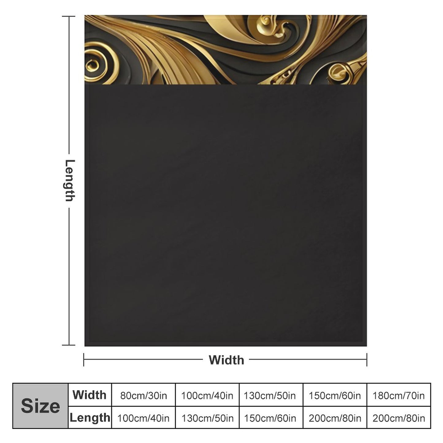 280gsm Flannel Blanket-70"x80" (Dual-sided Printing)